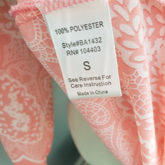 Blu Pepper Blouse sz S - Picture 4 of 5